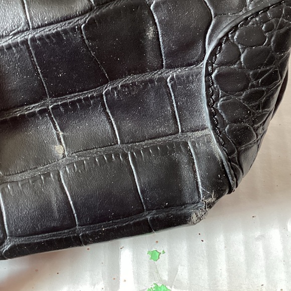 Christian Lacroix Black Crossbody Satchel Bag Purse Rn # 137646 - Picture 8 of 9